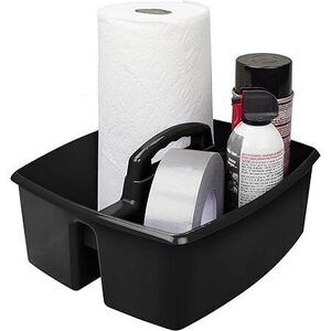 2-Compartment Large Cleaning Caddy – Multipurpose Supply Organizer With Handle -